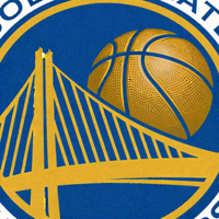 NBA金州勇士队队徽 - 大桥与篮球图案